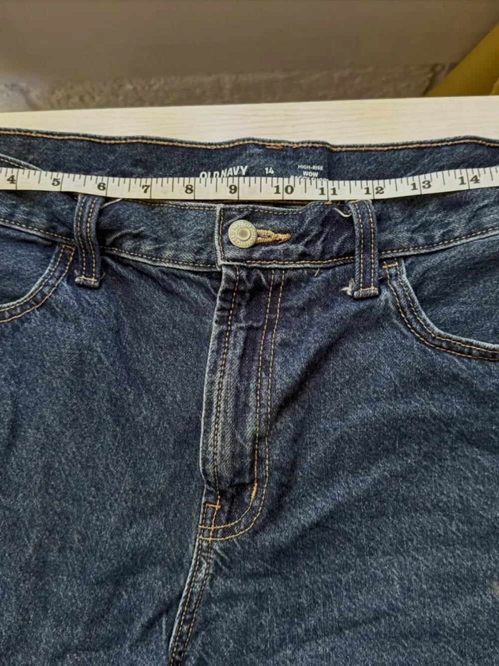 High Waisted Baggy Jean Shorts - Old Navy